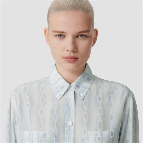 Women's Designer Burberry Collared & Button Downs 